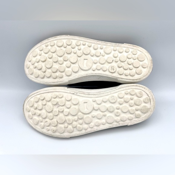 Camper Sz 33 Pursuit Navy Blue Leather Sneaker with Velcro Straps - Picture 5 of 8